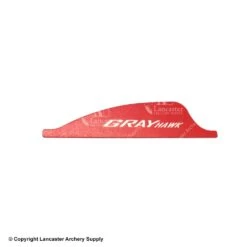 Gray Archery Gray Hawk 1.75" Recurve Vanes -ArrowPro Shop 1032537 red