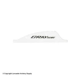 Gray Archery Gray Hawk 1.75" Recurve Vanes -ArrowPro Shop 1032537 white