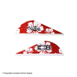 Bohning True Color Blazer Vanes -ArrowPro Shop 1480233 red hawaiian