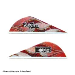 Bohning True Color Blazer Vanes -ArrowPro Shop 1480233 red rusted flame