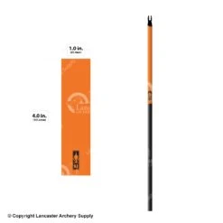 Bohning Solid Color Wrap 4" (Small 17/64) -ArrowPro Shop 1480296 orange