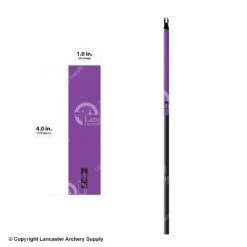 Bohning Solid Color Wrap 4" (Small 17/64) -ArrowPro Shop 1480296 purple