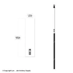 Bohning Solid Color Wrap 4" (Small 17/64) -ArrowPro Shop 1480296 white