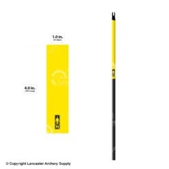 Bohning Solid Color Wrap 4" (Small 17/64) -ArrowPro Shop 1480296 yellow
