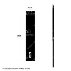 Bohning Solid Color Arrow Wraps 5.5" (Small 17/64) -ArrowPro Shop 1480297 black