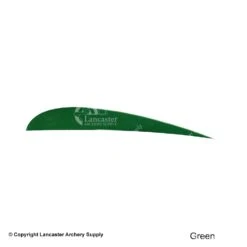 Ozark 3" Parabolic Solid Color Feather -ArrowPro Shop 1610007 green