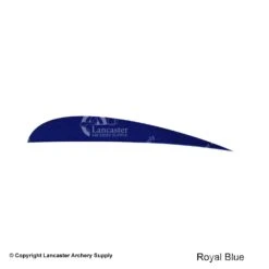 Ozark 3" Parabolic Solid Color Feather -ArrowPro Shop 1610007 royal