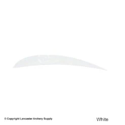 Ozark 3" Parabolic Solid Color Feather -ArrowPro Shop 1610007 white