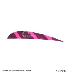 Ozark 3" Parabolic Barred Color Feather -ArrowPro Shop 1610008 flopink