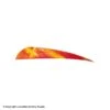 Ozark 3" Parabolic Fire Camo Feather 2 Ozark 3" Parabolic Fire Camo Feather -ArrowPro Shop 1610012 red