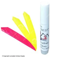 Ozark SWAG Bag Target Maxx 4.5" Complete Feather Package -ArrowPro Shop 1610022 neonsalmon floyellow