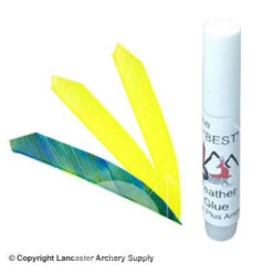 Ozark SWAG Bag Target Maxx 4.5" Complete Feather Package -ArrowPro Shop 1610022 peacock floyellow