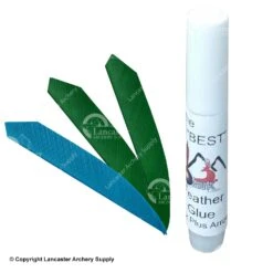 Ozark SWAG Bag Target Maxx 4.5" Complete Feather Package -ArrowPro Shop 1610022 turquoise green