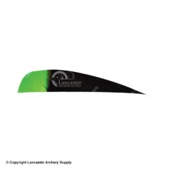 Ozark Eagle Tips 4" Parabolic Feather -ArrowPro Shop 1610023 black green