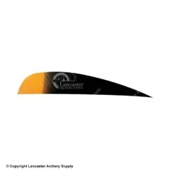 Ozark Eagle Tips 4" Parabolic Feather -ArrowPro Shop 1610023 black orange