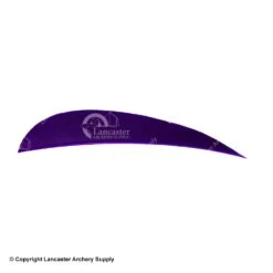 Ozark 4" Parabolic Solid Color Feather -ArrowPro Shop 1610024 purple