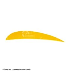Ozark 4" Parabolic Solid Color Feather -ArrowPro Shop 1610024 sun yellow