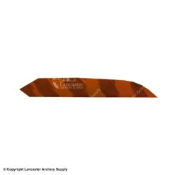 Ozark 3.5" Victory Target Maxx Barred Color Feather -ArrowPro Shop 1610028 hunters orange