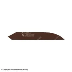 Ozark 3.5" Victory Target Maxx Solid Color Feather -ArrowPro Shop 1610030 dk brown