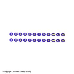 Gunstar Tail Numbers -ArrowPro Shop 2010017 blue yel