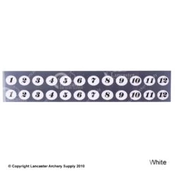 Gunstar Tail Numbers -ArrowPro Shop 2010017 white