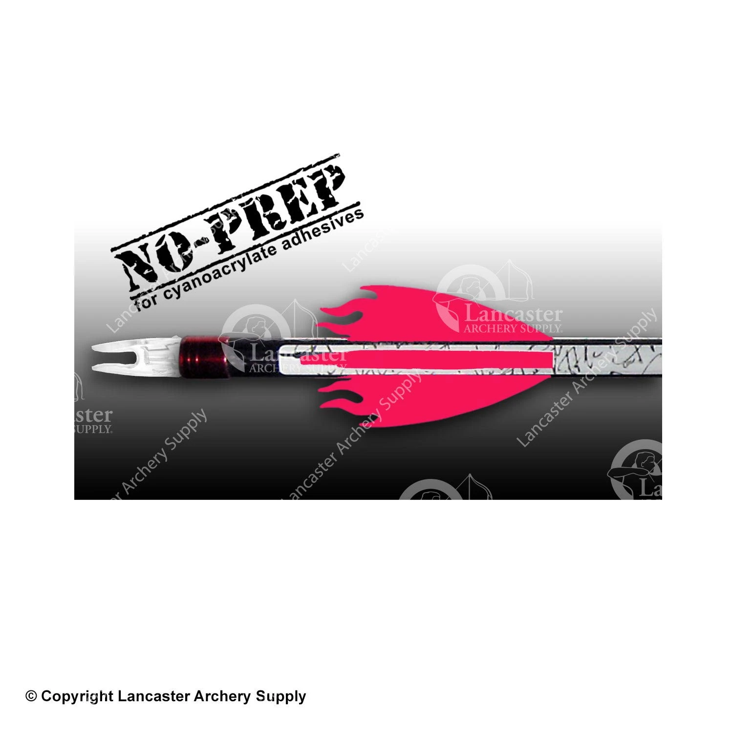 Flex-Fletch Flame No-Prep Vanes 4 Flex-Fletch Flame No-Prep Vanes - Image 2