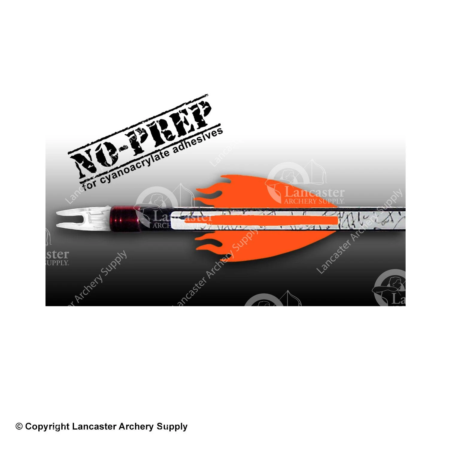 Flex-Fletch Flame No-Prep Vanes 6 Flex-Fletch Flame No-Prep Vanes - Image 4
