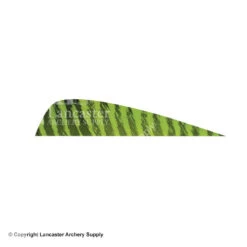 Gateway 4" Parabolic Barred Feather -ArrowPro Shop 2270026 chartreuse
