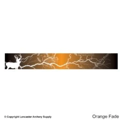 LVE Lightning Whitetail Fade Arrow Wraps (7") -ArrowPro Shop 3000141 orange