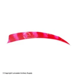 Trueflight Brite Stripes 5" RW & LW Shield Back Feather 10 Trueflight Brite Stripes 5" RW & LW Shield Back Feather -ArrowPro Shop 5200007 red pink