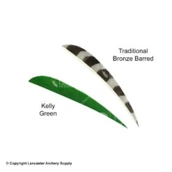 Trueflight 5" Round Back Feathers (18 Count Combo Pack) -ArrowPro Shop 5200013 green