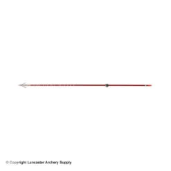 Cajun Red & Black Carbon Infused Arrow W/ Piranha XT Point