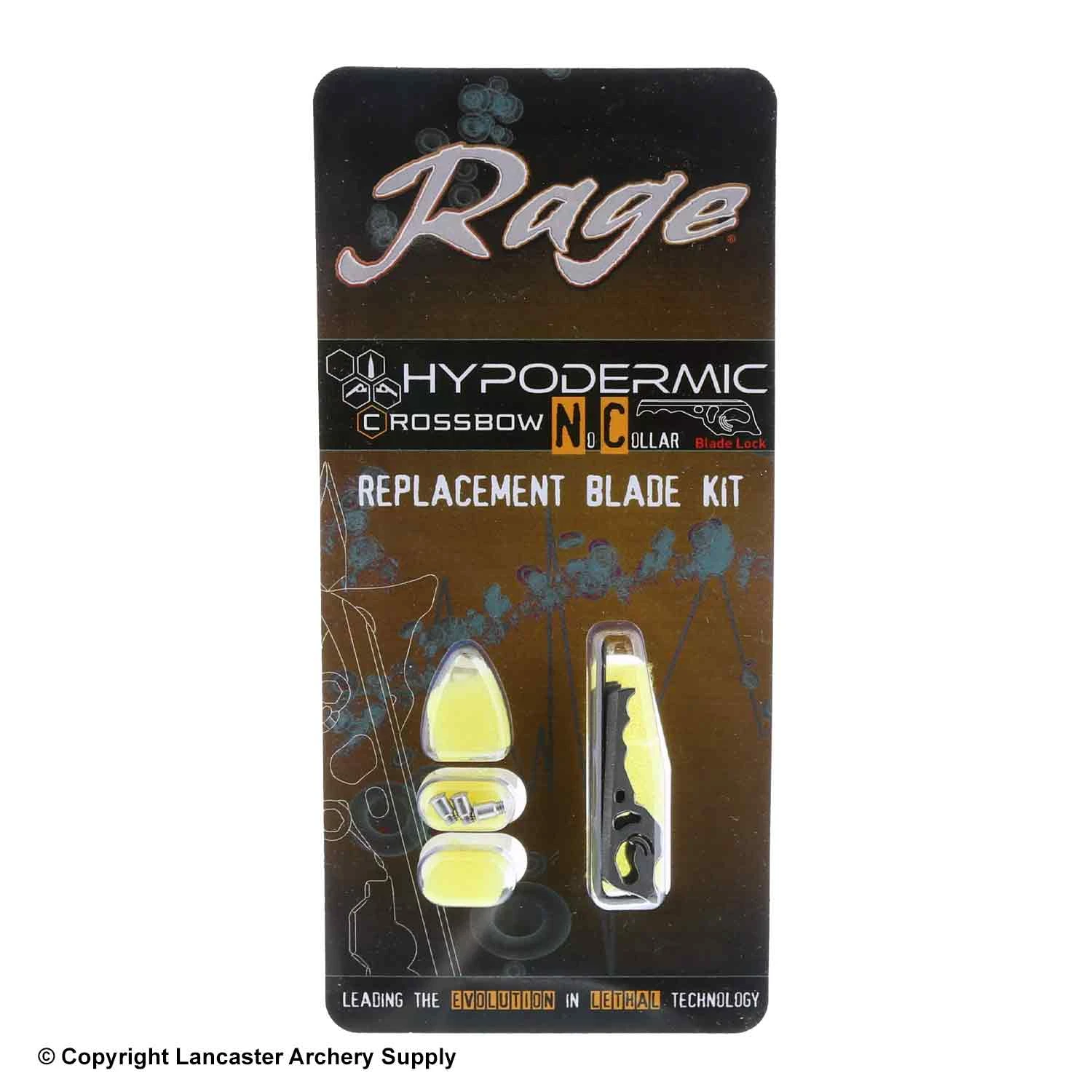 Rage Replacement Blades Hypodermic Crossbow (Clearance X1030481) 3 Rage Replacement Blades Hypodermic Crossbow (Clearance X1030481)